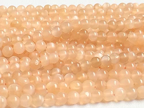 Perles pierre de lune orange LKBEADS en rondelles naturelles haut de gamme pour joaillerie