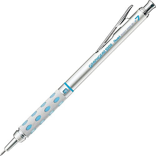 Pentel Arts GraphGear 1000 0.7mm Premium Mechanical Pencil (PG1017CPABP), Blue