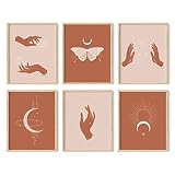 HAUS AND HUES Astrology Posters Set of 6