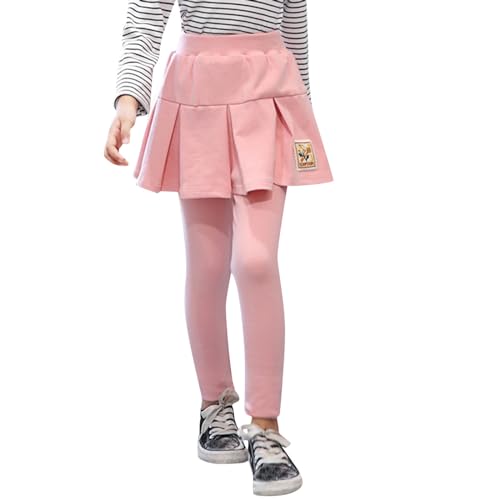 Calendario dell'Avvento romanzo per bambina, leggings senza piedi con gonna, vestiti per bambini, gonna con volant, Colore: rosa., 12- 14 anni