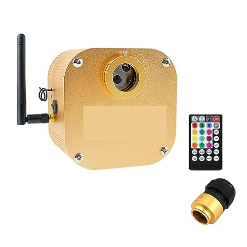 Techo de coche cielo estrellado fibra óptica RGBW iluminación LED interior y lámpara inteligente 16W 2