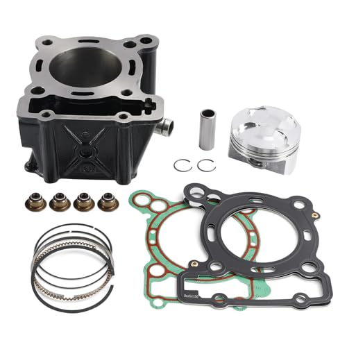Bruce & Shark 63.6mm Cylinder Piston Gasket Top End Rebuild Kit 150cc pour Aprilia RS / RS4 125 4T & pour Derbi Senda 125 4T 2011-2023 – Direct Replacement