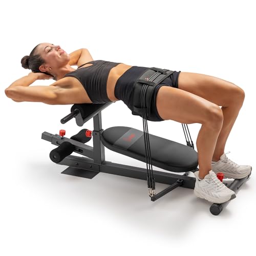 Image of Sunny Health & Fitness Multifuntion Hip Thrust Machine & Glute Trainer