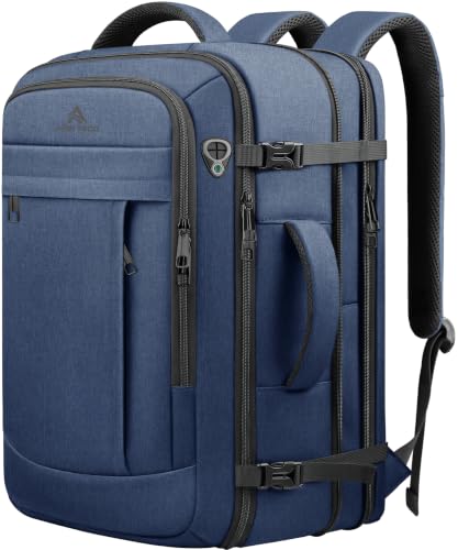 AREYTECO Large Travel Laptop Backpack for Men, 50L Carry On Backpack
