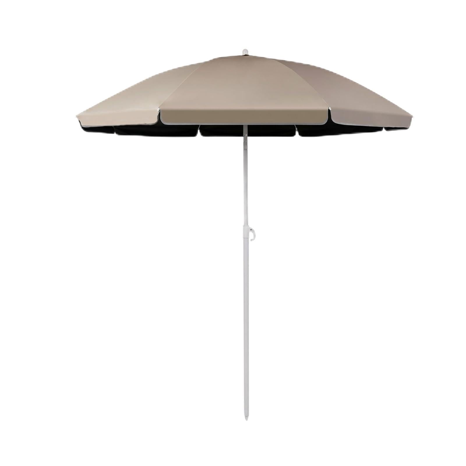 Baoblaze Ombrellone da Mercato Esterno Parasole Tenda Copertura Pongee di Vetro Asta Inclinabile Pieghevole a 115cm per Trasporto Facile Adatto a Banchi, color to 2