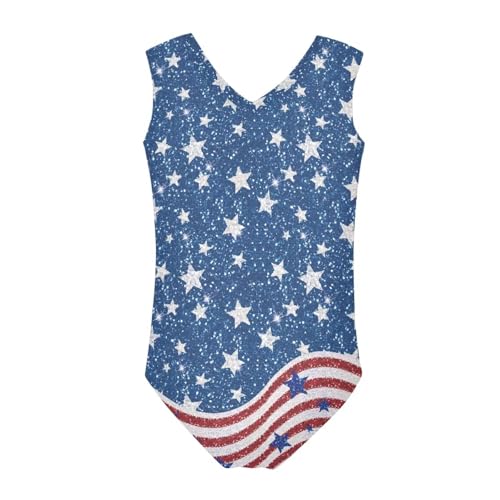Image of Cartoon Pattern Kids Girls Bathing Suits One Piece Swimsuit Soft & Quick Dry, 5-14Years