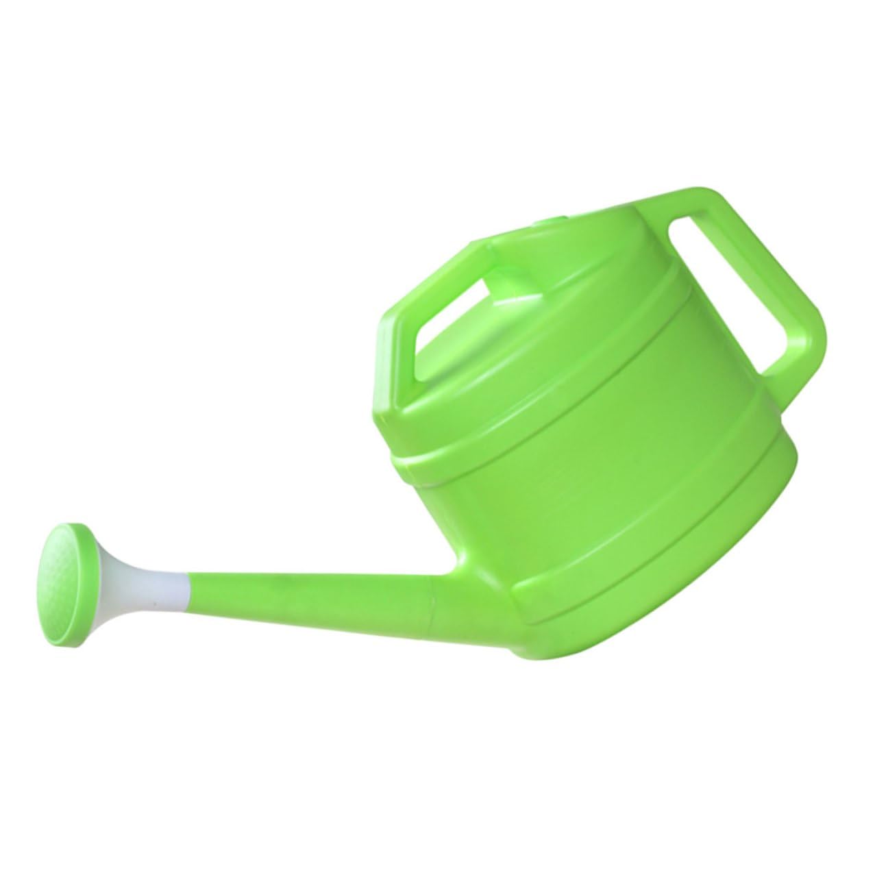 Plastic Watering Kettle with Long Spout and Handle Green 2.5l