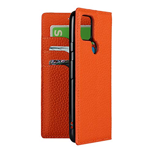 Copmob Case Google Pixel 5,Premium Genuine Leather Flip Wallet Case,[3 Card Slots][Magnetic Closure][RFID-Blocking],Protective Case Cover for Google Pixel 5 - Orange - Image 6