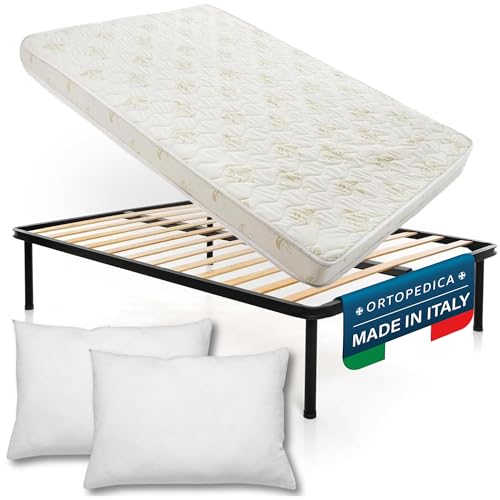 DOLCI SOGNI Set Rete Letto Matrimoniale 140x190, Rete e...