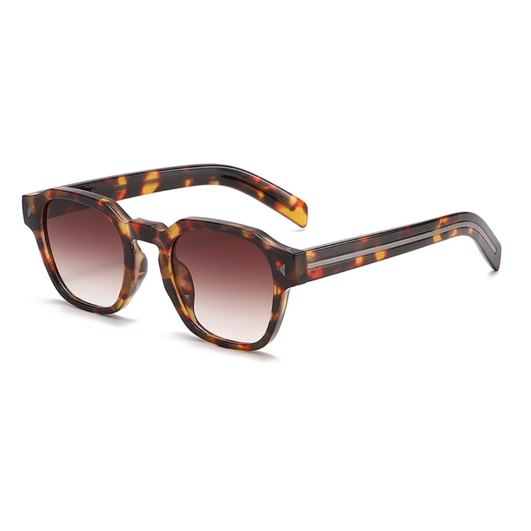 Occhiali da sole quadrati alla moda per uomo e donna stile retrò chic eleganti con protezione UV400 vintage classici personalizzati.