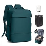 SZLX Mochila De Vacío Equipaje De Mano Mujeres, Mochila Airbag Con Sistema De Vacío Para Viajes, Ryanair Mochila De Viaje Tamaño Cabina Con Bomba Impermeable Maleta De Vacío Para Hombres