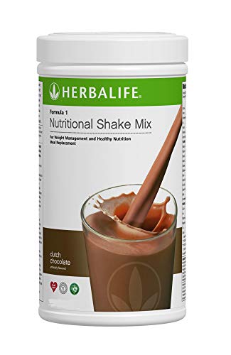 Herbalife Formula 1 Nutritional Shake Mix, Dutch Chocolate, Net Wt. 27.5 OZ. (780G)