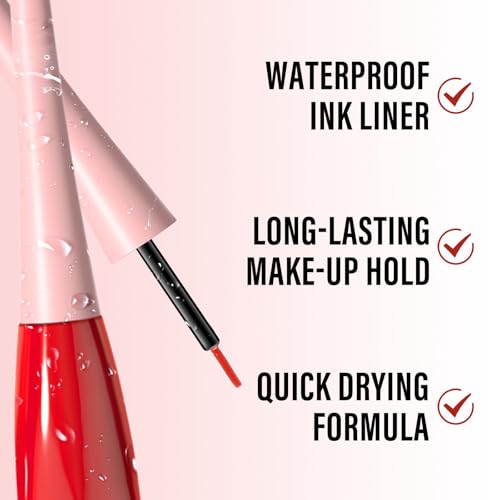 Boobeen Liquid Eyeliner Pen, Colored Eye Liner Waterproof Smudge Proof, Eyeliner Ink Liner with Precision Tip for Bold Eye Looks - Image 5