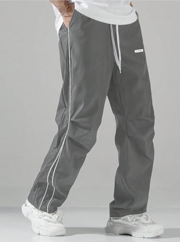 Image of LOTHRIC Straight Fit Track Pant for Men | Lower for Men | Gym Trackpants