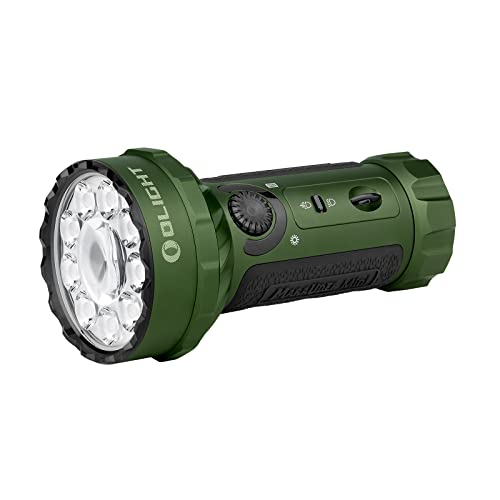 OLIGHT Marauder Mini Rechargeable 7000 Lumens 600 Meters Range Torch 43.5Hours Battery Life IPX8 Water Resistance Ultra Bright Torch for Outdoor(OD Green) option