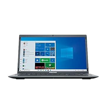 Notebook Positivo Motion Q464C Intel Atom Quad-Core 4GB 64GB Windows 10 Home 14.1" Gray