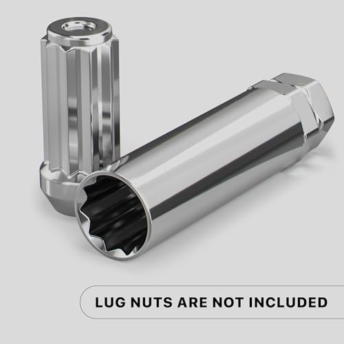 Image of White Knight 3800L10 Ten Spline Key Adapter to Unlock (LARGE BIMECC) 23mm Outside Diameter 10 Spline Lug Nuts - Fits 13 /16 inch & 7 /8 inch Hex Wrench