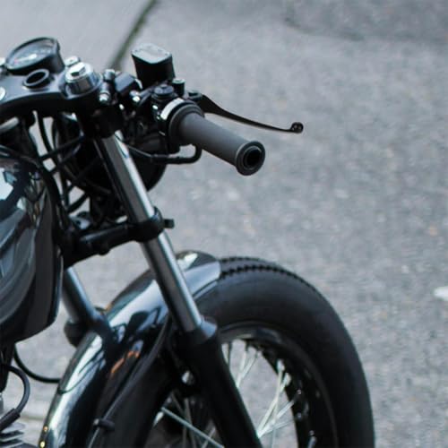 Palanca de freno trasera de moto de cross negra metálica contra roturas en caídas de off-road 6