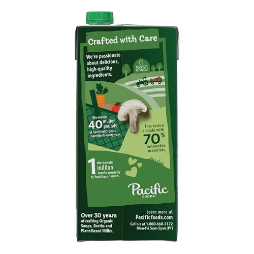 Image of Pacific Foods, Broth Bone Chicken Black Garlic Shiitake Organic, 32 Ounce (Pack of 2)