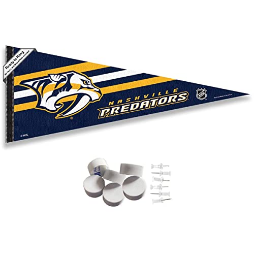 Drapeau Nashville Predators pour salon et chambre de supporter de hockey