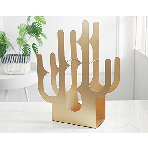 Soporte para botellas de vino metálico para 5 botellas miniatura 5