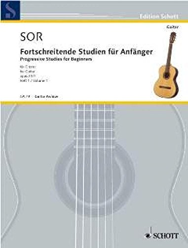 24 progressive Studies for Beginners: op. 31. guitar.: Numéro 1