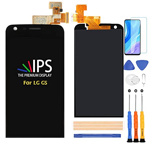 A-MIND for LG G5 Screen Replacement,for LG G5 H840 H850 H820 H831 VS987 LS992 LCD Display Touch Screen Digitizer Assembly Parts,with Screen Protector+Tools(Black)