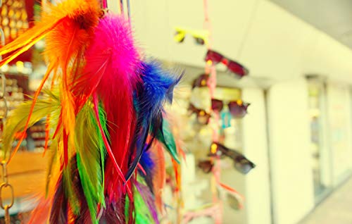 1 Yard - Light Pink Rooster Neck Hackle Saddle Feather Wholesale Trim Diy Craft Wedding Dress | Moonlight Feather #TOP6