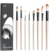 ARTIFY Watercolor Brush Set, 8 Pcs Professional Paint Brushes with Case for Beginners and Artists...