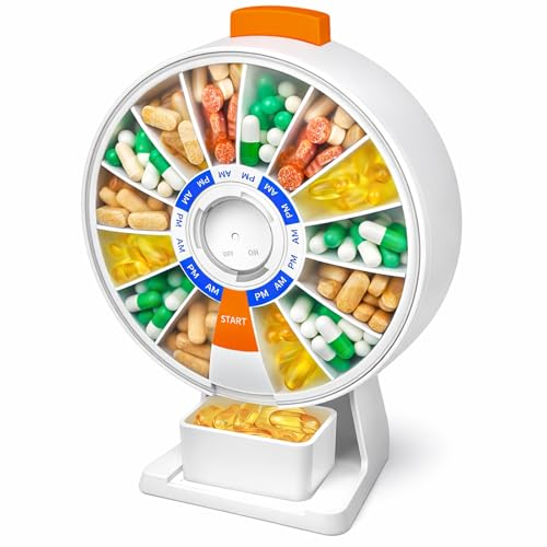 Cruxer Large Capacity Pill Dispenser