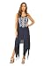 Riviera Sun 21610-NVY-XL Fringe Dress/Sundresses For Women