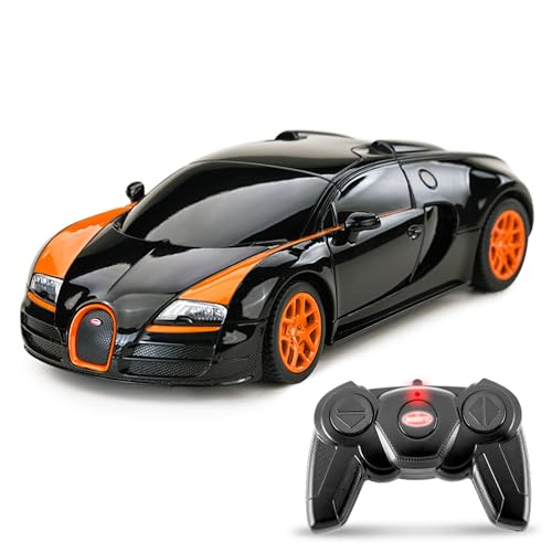 BEZGAR Bugatti Toy Car - Officially Licensed Bugatti Grand Sport Vitesse Remote Control Car,1:24...