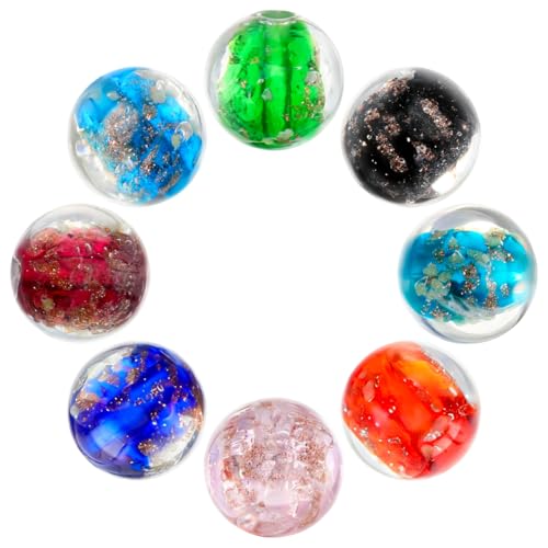 Amazon.co.jp: KESYOO とんぼ玉 ガラス 蓄光 ビーズ 12mm *8個