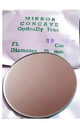CONCAVE MIRROR DIAMETER 75MM FOCAL LENGTH 10CM PACK OF 2 PIECES