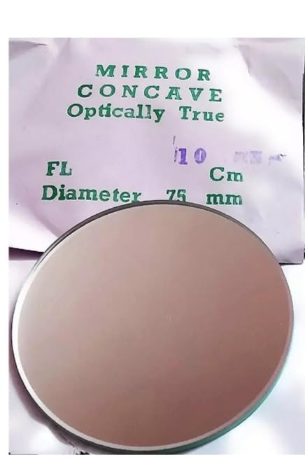 CONCAVE MIRROR DIAMETER 75MM FOCAL LENGTH 10CM PACK OF 2 PIECES