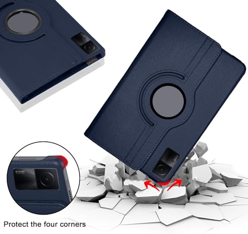 Image of Flip Cover for Xiaomi Redmi Pad SE 11 inch 360 Degree Rotating Cover (Blue)
