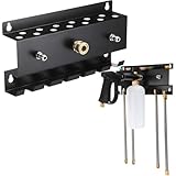 Organisation peu encombrante : nettoyeur haute pression pour le visage et accessible grâce à ce support mural, conçu pour stocker les fusils, les obusiers et les buses efficacement tout en maximisant le territoire