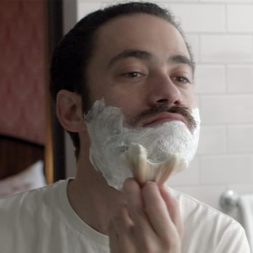 Foto von Proraso Rasierpinsel, Professioneller Rasurpinsel mit Naturborsten und verchromtem Kunststoffgriff für die Verwendung mit Proraso Rasiercreme, Made in Italy