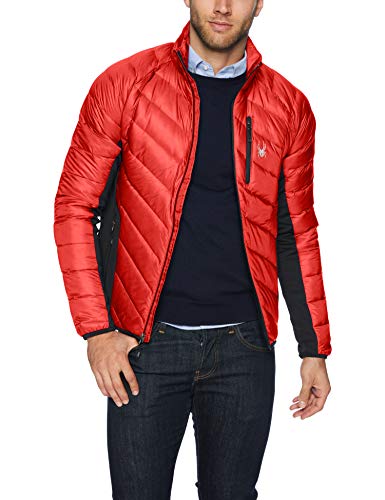 SPYDER Mens Syrround Hybrid Full Zip Waterproof Jacket for Winter Sports