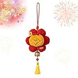 Ambiance chaude et festive : ces décorations pour le Nouvel An chinois présentent une mascotte festive en forme de cheval en 3D et les couleurs traditionnelles de la fête. Parfait pour les exposer sur la porte d'entrée ou comme élément d'accent sur les murs du salon, offrant une atmosphère chaleureuse qui célèbre l'esprit de la saison.