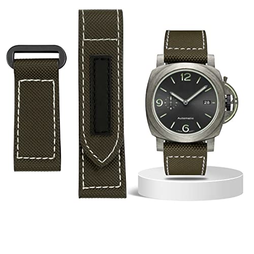 Bracelet Panerai Lumino 24mm en fibre de carbone style premium agate