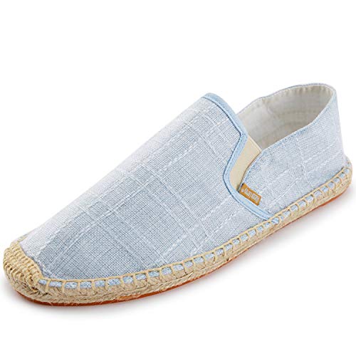 Alexis Leroy - Alexis Leroy Flache Espadrilles aus Segeltuch für Männer Blau 43 EU