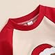 Xeadoffubio Baby Unisex Weihnachten Jumpsuit Lebkuchen Weihnachtsmann Stickerei Jumpsuit Langarm Rundhals Weihnachtsmotive Druck Strampler Baby Jungen Mädchen Weihnachten Overalls (Rot-A, 0-3 Months)