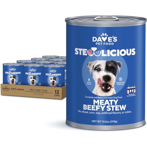 Dave’s Pet Food Stewlicious Meaty Beef Stew Dog Food 13 Oz 12 pk Dave’s Pet Food Stewlicious Meaty Beef Stew Dog Food 13 Oz 12 pk