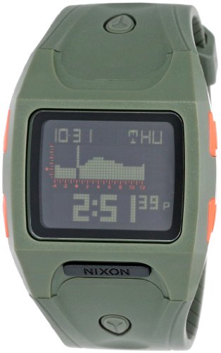 Nixon Lodown Watch - Men's Surplus/Neon Orange, One Size