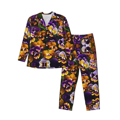 Pyjama doux homme Pansy Perfection anti-stress pour relaxation intérieure