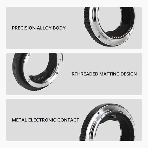 VILTROX EF-GFXII Adaptador de Objetivo de Enfoque automático con Control de Apertura, transmisión EXIF Compatible con Lente Canon EOS EF/EF-S a cámaras Fujifilm G-Mount GFX 100S 50S 50R - imagen 8