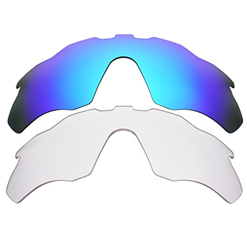 Lentilles Radar Pace transparentes et bleues pour vos sorties vélo et running
