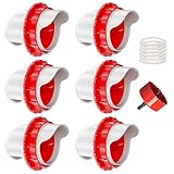 ZenxyHoC Mangeoire Poules, Mangeoire Poule Automatique, 6 Ports DIY Mangeoire à volaille Gravité Kit pour Seaux Tonneaux Bacs