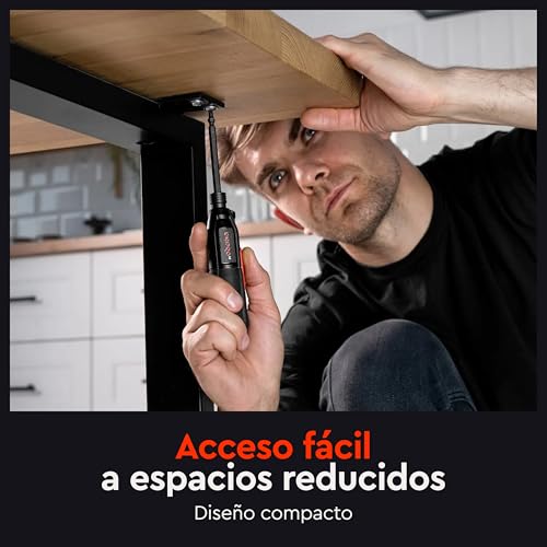 Miniatura 5 de Dnipro-M Csd-36x Atornillador Electrico, Mini Destornillador Electrico Con Maletín De 3,6v, 850mah, 280 Rpm, Luz Led Y Set De Puntas, Cable Usb Tipo C, Ip20 - Perfecto Para Reparaciones Y Montajes